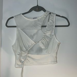 Princess Polly white top size us 6